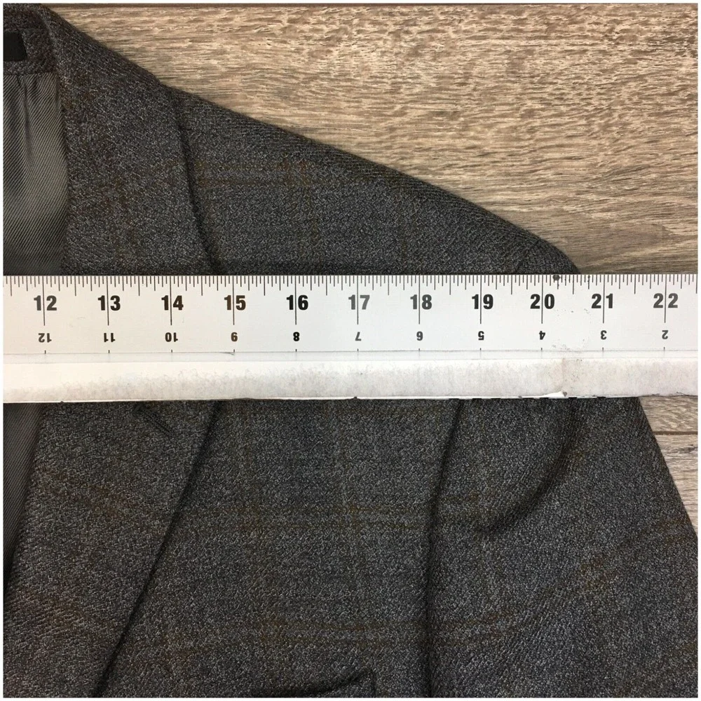 MICHAEL KORS Mens Blazer Sport Coat‎ Casual Jacket Size 44R Gray Wool Suit